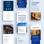 Bank of the Rockies mobile website mockups