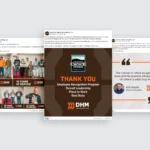 DHM Social media mockups