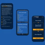 Lancaster County Sheriff's Office Website mockups mobile
