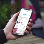 New Valley Bank Instagram account mockup