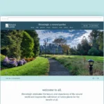 Stoneleigh: a natural garden homepage mockup