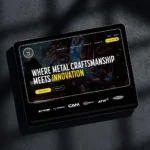 YB Welding homepage hero desktop mockup